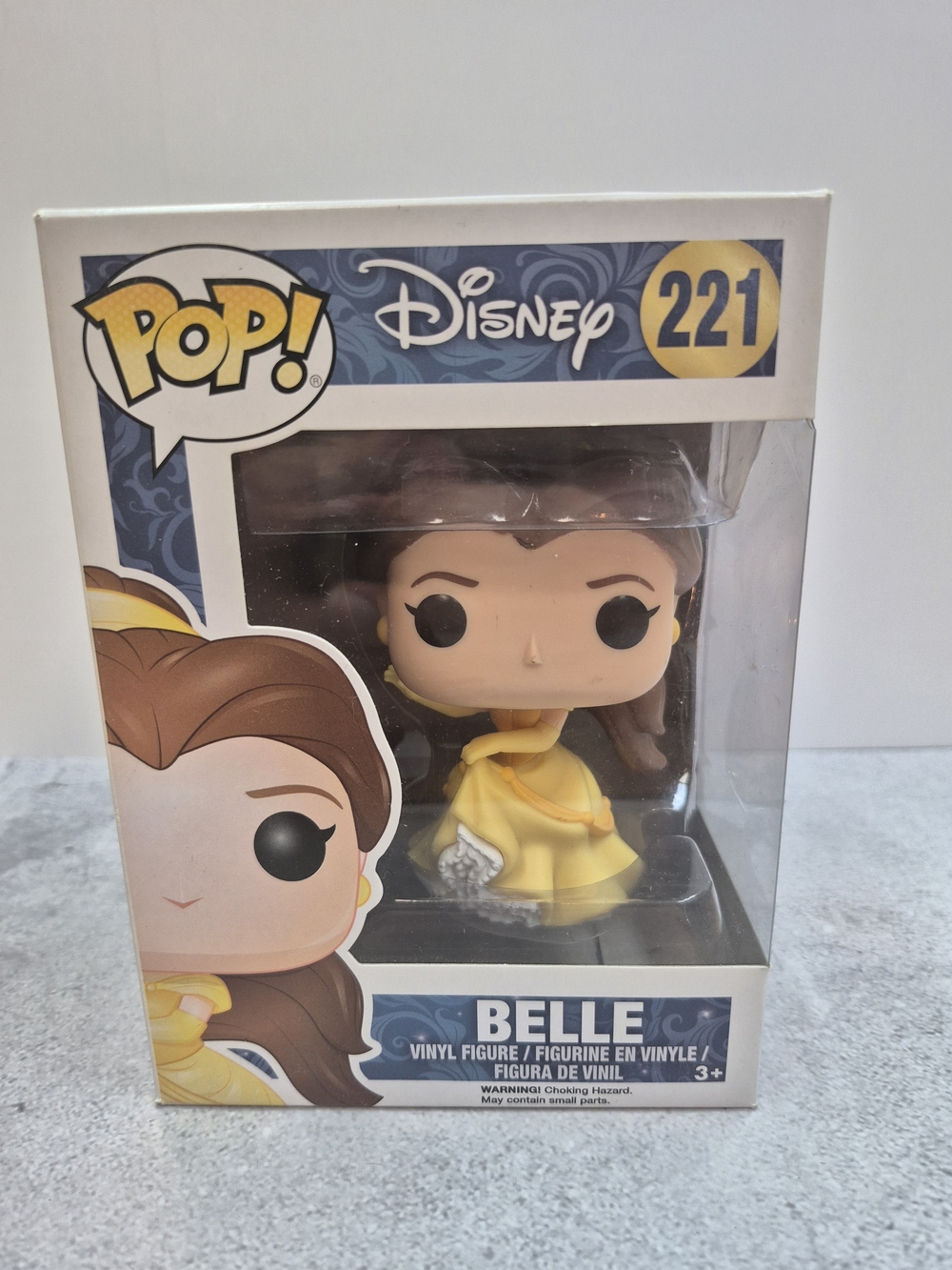 Funko Pop! Disney Belle Vinyl Figure - Yellow, Brown